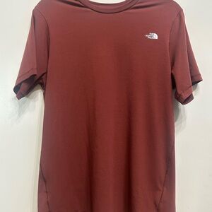 The North Face Men's dark red/copper tshirt